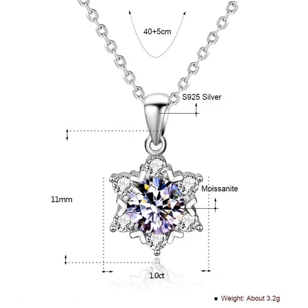 1ct. t.w. Diamond Star of David Necklace - Picture 4 of 15